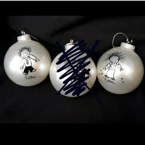 Mother And Father Ornaments by Marci